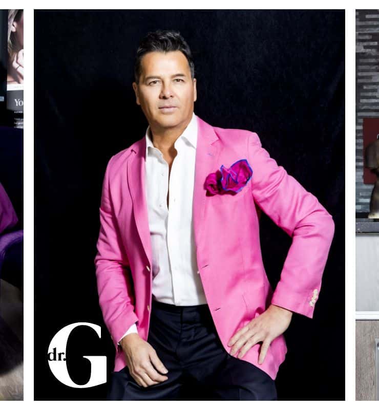 Dr. Gonzalez in a pink blazer